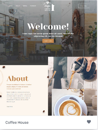 Coffee Shop Template